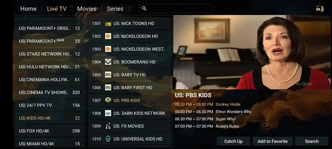 Preview 4 - Nartiel 8K IPTV Premium IPTV Subscription